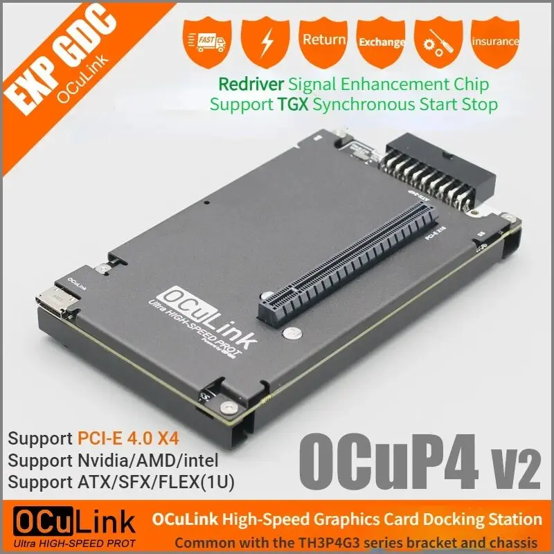 External Gpu Dock Pcie 4.0 Oculink - OCuP4V2 OCuLink GPU Dock w CIP