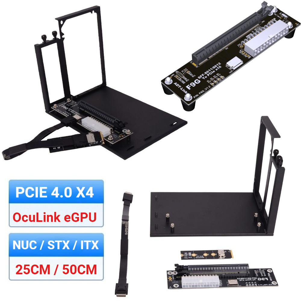 External Gpu Dock Pcie 4.0 Oculink - Dock GPU Eksternal F9G-BK7 EGPU Oculink