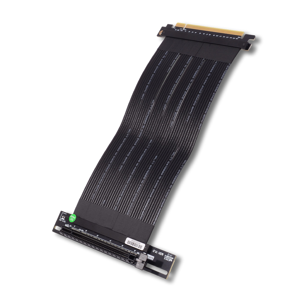 Kabel Adaptor Riser Silver PCI - Pcie 4.0 X16 Riser Cable 90 Degree ulasan dan harga