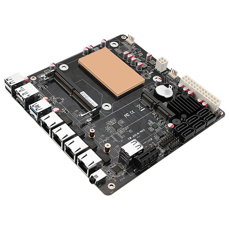 Motherboard NAS Daya Rendah N1 - Nas Motherboard N100 6 Sata ulasan dan harga