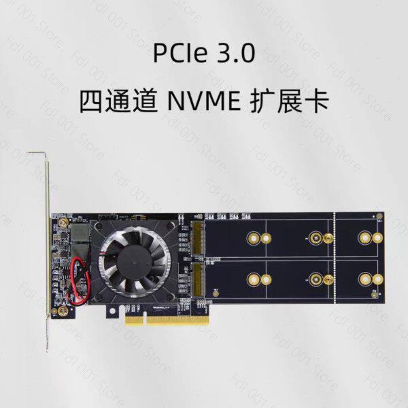TIDAK PERLU PCIe Bifurcation P - Quad M.2 Nvme Pcie Bifurcation Card ulasan dan harga