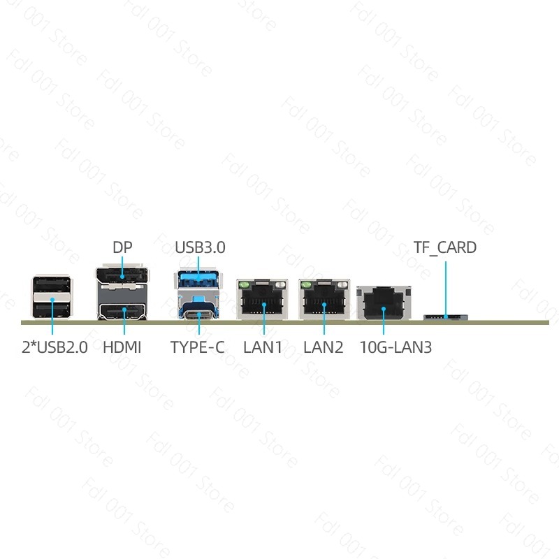 Motherboard N100 Dual 2.5G 10G - Nas Motherboard N100 6 Sata ulasan dan harga