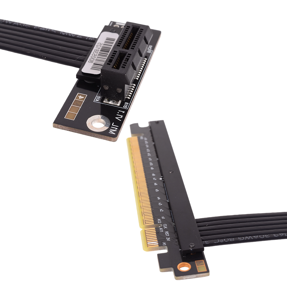 Kabel Ekstensi PCIe 4.0 X16 Ke - Pcie 4.0 X16 Riser Cable 90 Degree ulasan dan harga
