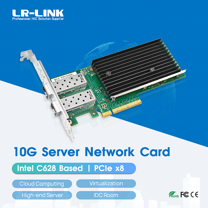 LR-LINK sf+ PCIe x8 kartu jari - 10Gb Sfp+ Pcie Network Card Dual Port ulasan dan harga