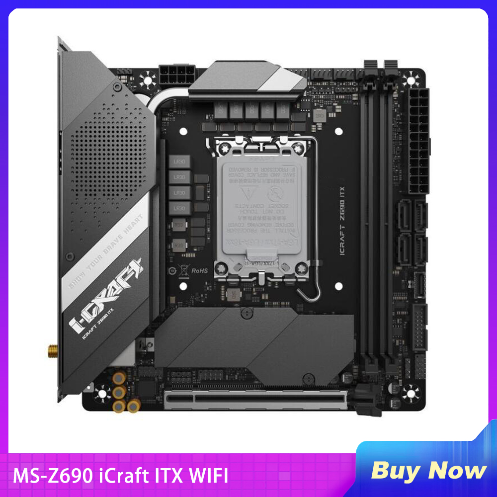 Motherboard Desktop MS-Z690 iC - Lga 1700 Ddr5 Itx Motherboard ulasan dan harga