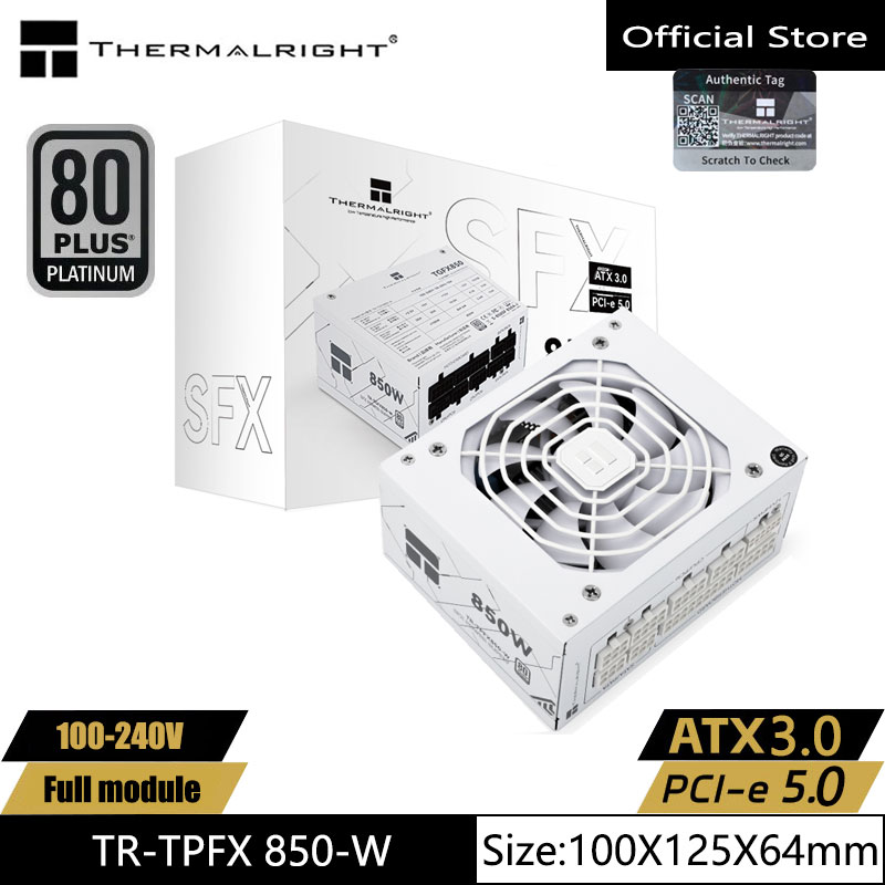 Thermalright TR-TPFX850-W catu - Sfx Power Supply 850W Gold ulasan dan harga