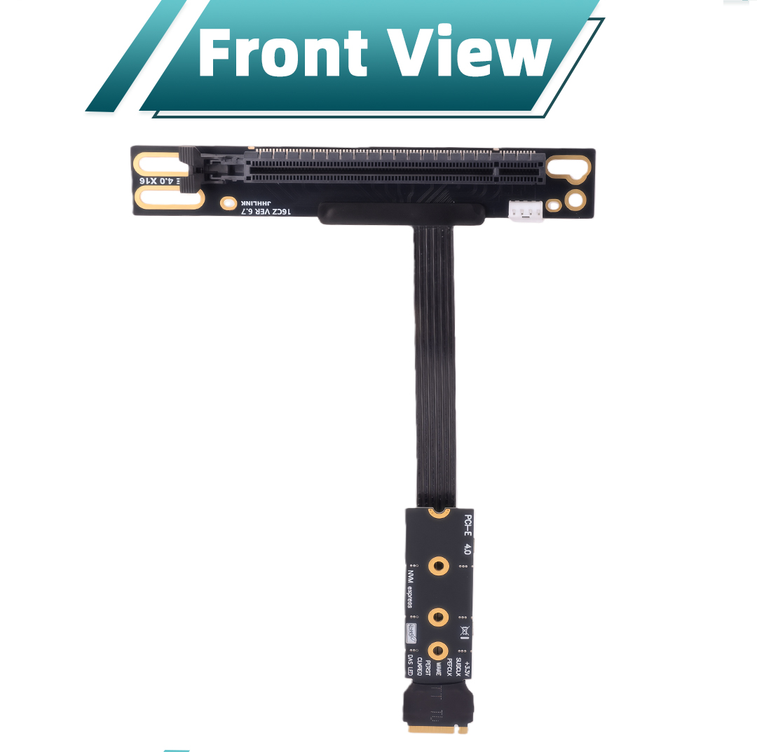 Kabel Adaptor Riser M.2 NVME K - Pcie 4.0 X16 Riser Cable 90 Degree ulasan dan harga