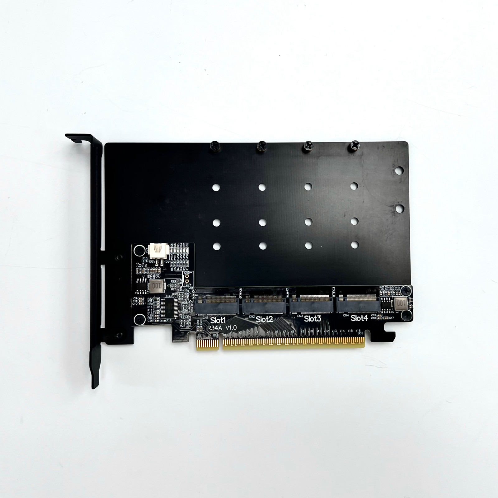 Kartu Pembagi Hard Disk M.2 NV - Quad M.2 Nvme Pcie Bifurcation Card ulasan dan harga