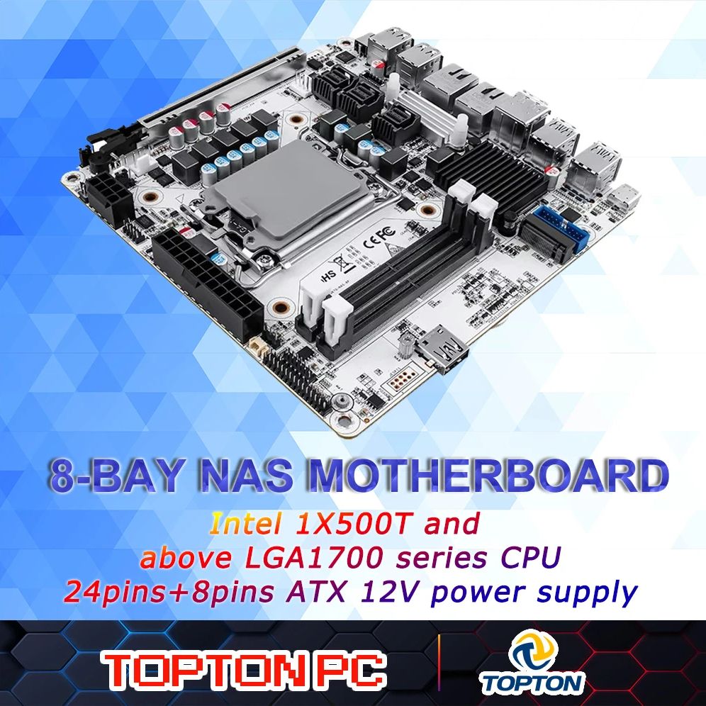Motherboard Mini ITX NAS 8-Bay - Lga 1700 Ddr5 Itx Motherboard ulasan dan harga