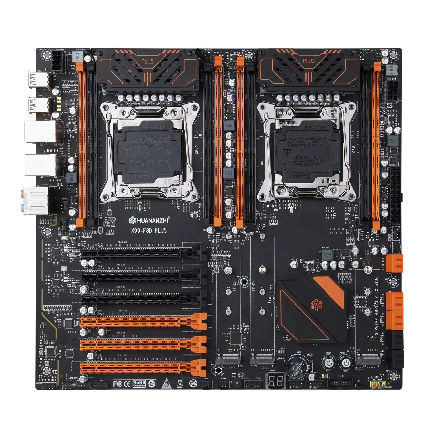 X99 F8D PLUS Motherboard ganda - X99 Dual Cpu Motherboard Combo ulasan dan harga