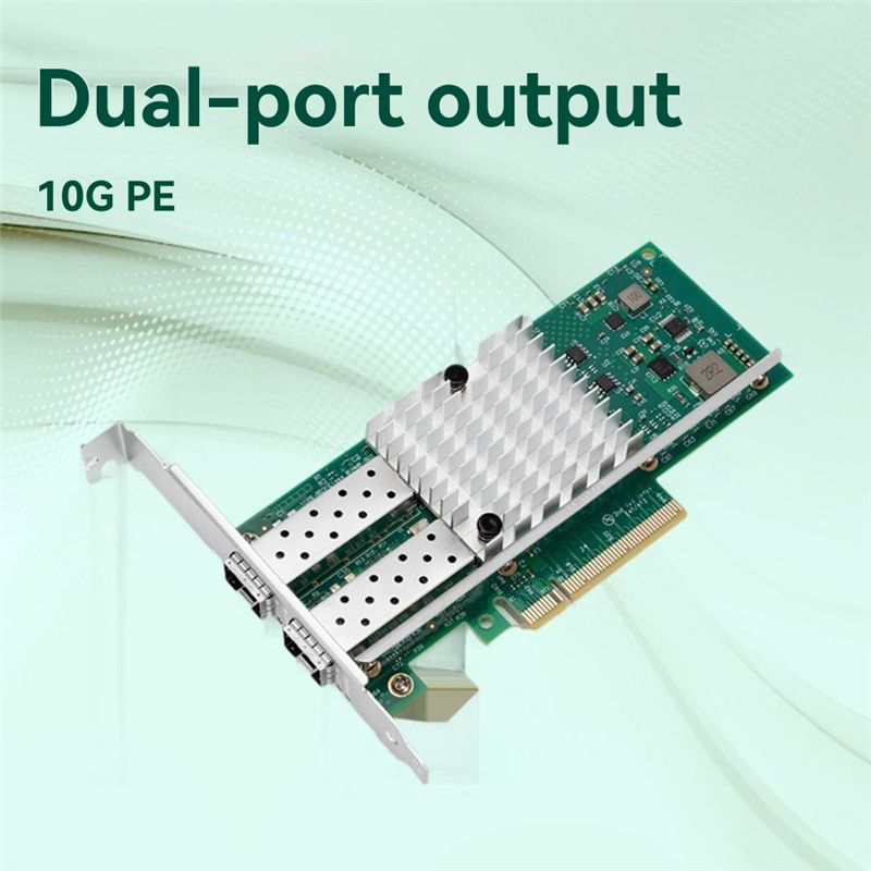 Kartu Jaringan Dual Port 10Gb  - 10Gb Sfp+ Pcie Network Card Dual Port ulasan dan harga