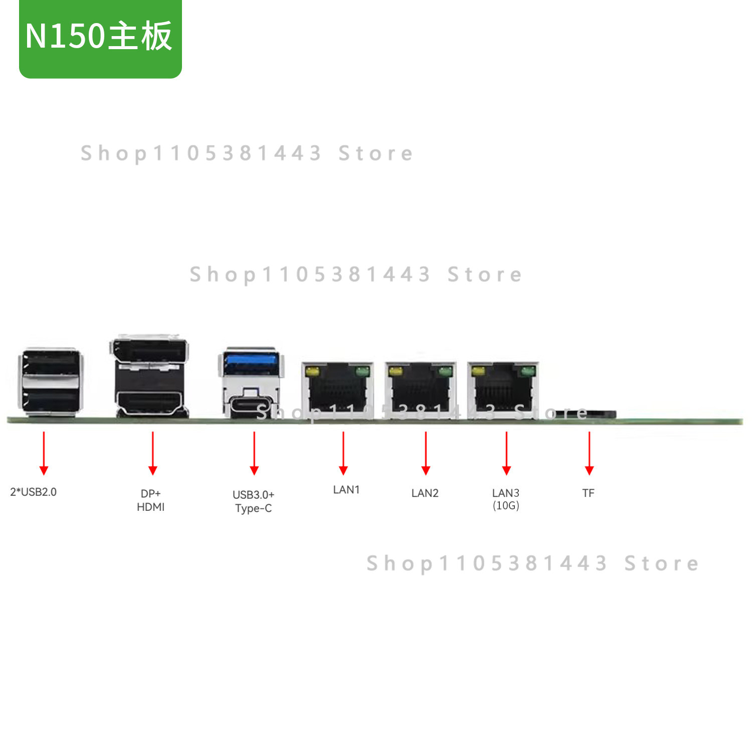 Kartu jaringan 10G 6-bay gener - Nas Motherboard N100 6 Sata ulasan dan harga